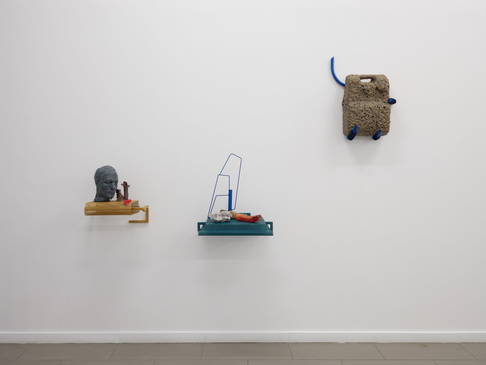 Emre Hüner, Installation view, Substrata Styrene, Sylvia Kouvali, Piraeus, 2024.