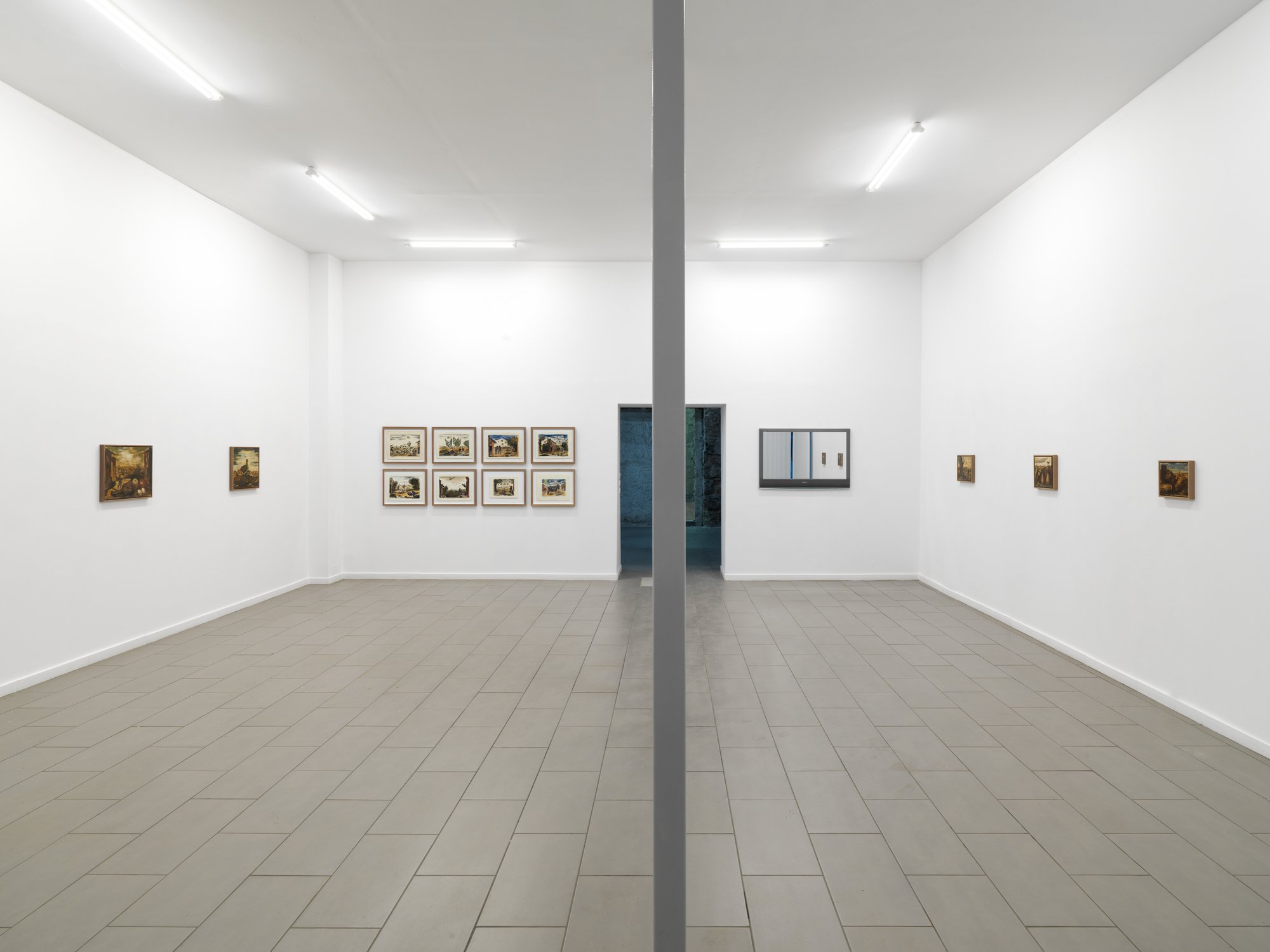 Installation view, Luigi Zuccheri, Subtle Hunts, Sylvia Kouvali, Piraeus, 2024.