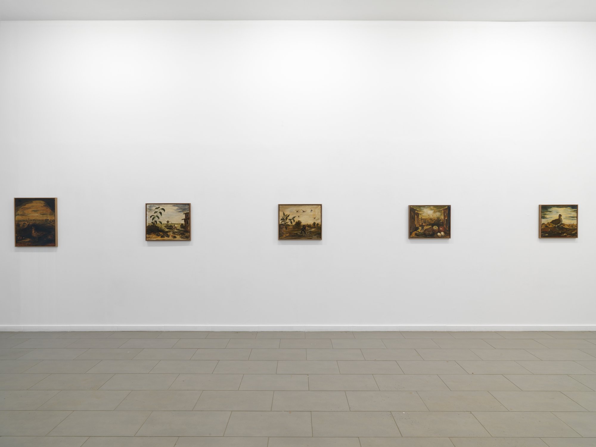 Installation view, Luigi Zuccheri, Subtle Hunts, Sylvia Kouvali, Piraeus, 2024.