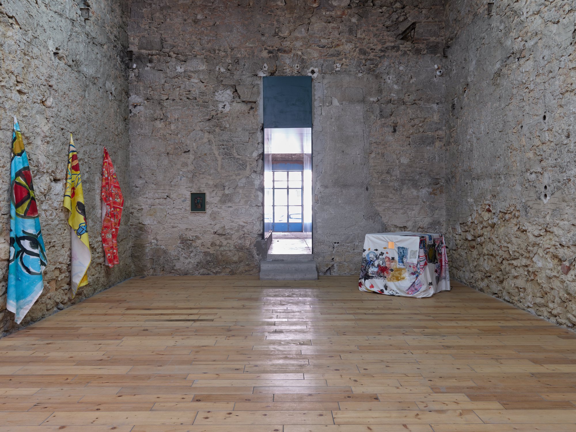 Anna Boghiguian, Installation view, Observations on Somethings Forgotten, Sylvia Kouvali, Piraeus, 2024.