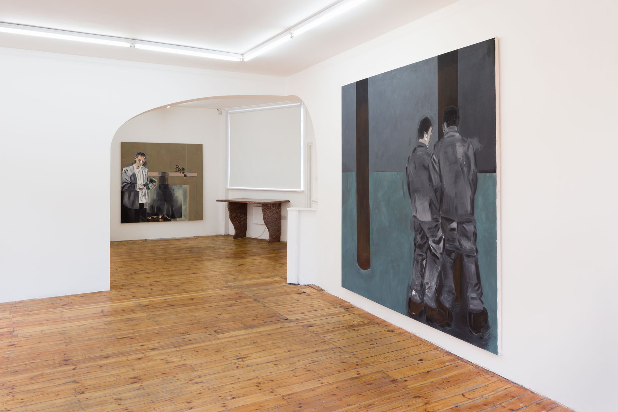 Installation view, Apostolos Georgiou, The Same Old Fucking Story, Rodeo, London, 2016