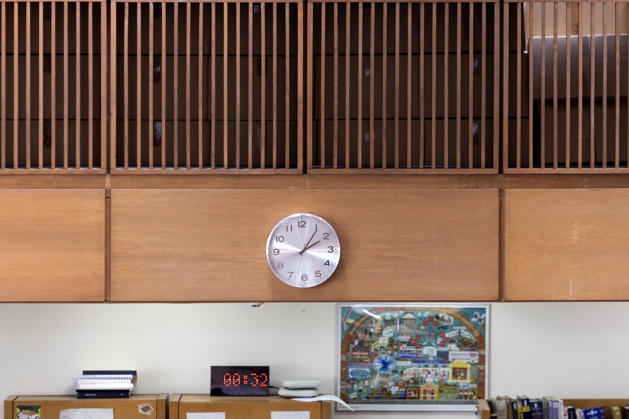 Installation view, Iris Touliatou, Before and After Science, National Hellenic Research Foundation, Athens, 2024.