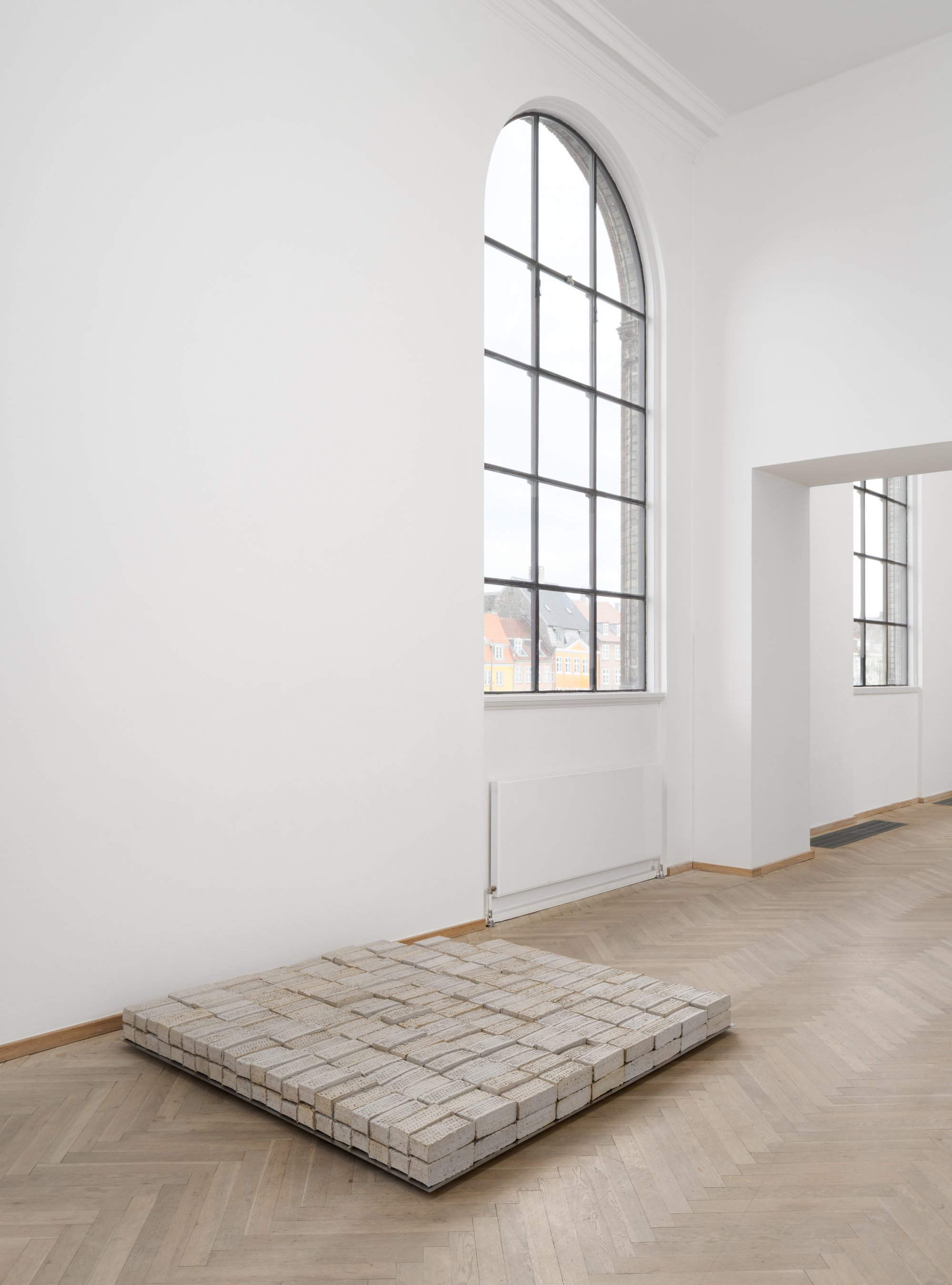 Installation view, Banu Cennetoğlu, BEING SAFE IS SCARY, Kunsthal Charlottenborg, Copenhagen, 2025