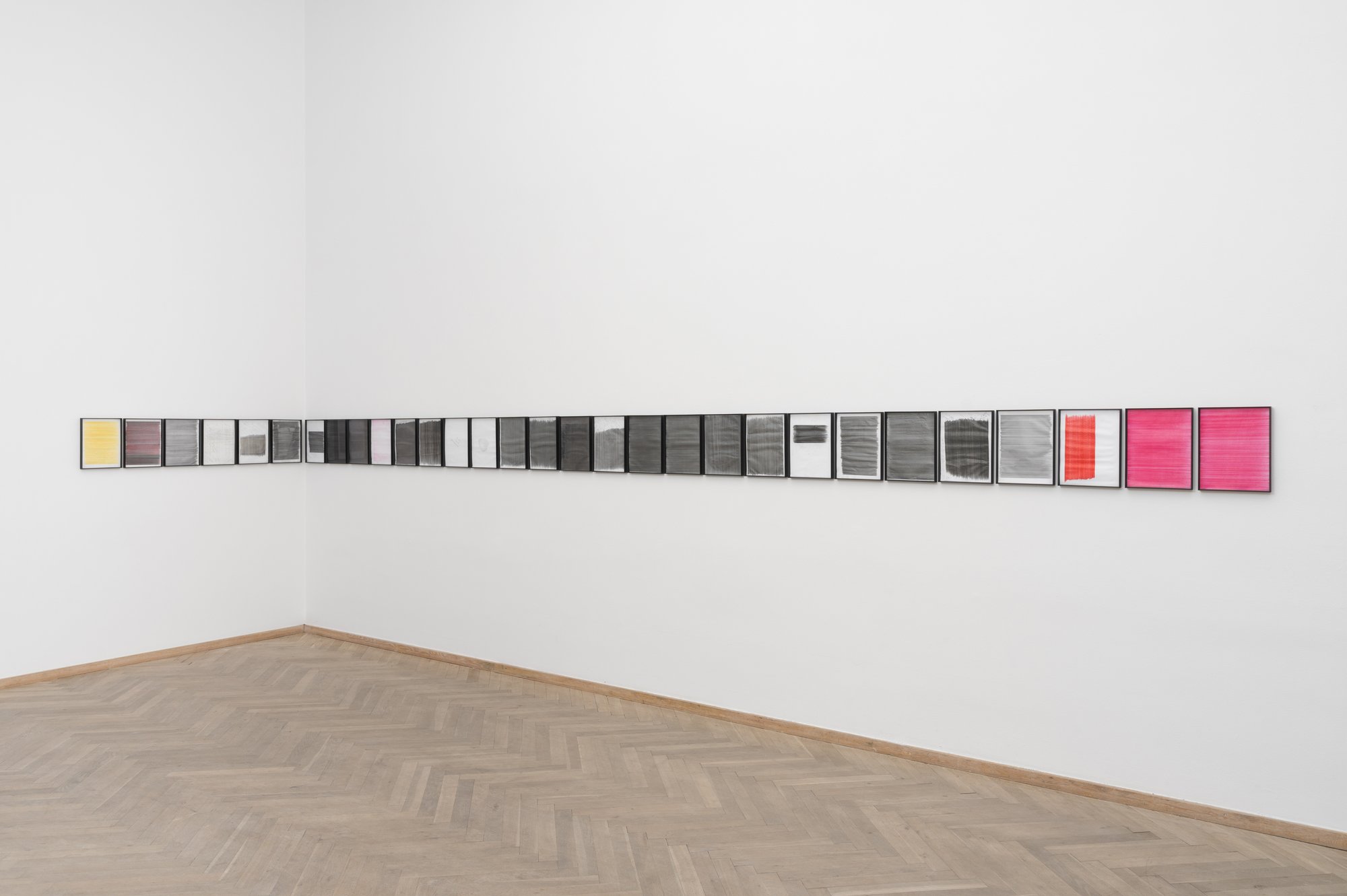 Installation view, Banu Cennetoğlu, BEING SAFE IS SCARY, Kunsthal Charlottenborg, Copenhagen, 2025