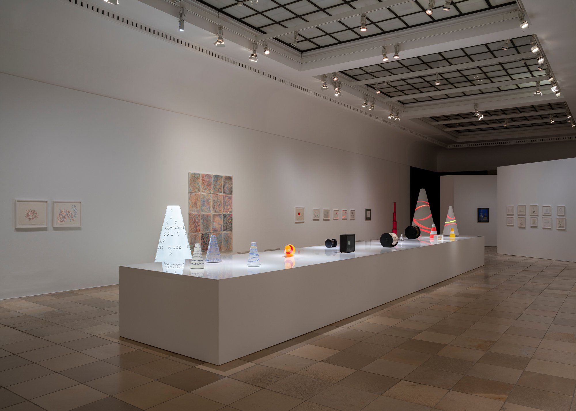 Liliane Lijn, Installation view, Arise Alive, Haus der Kunst, München, 2024.