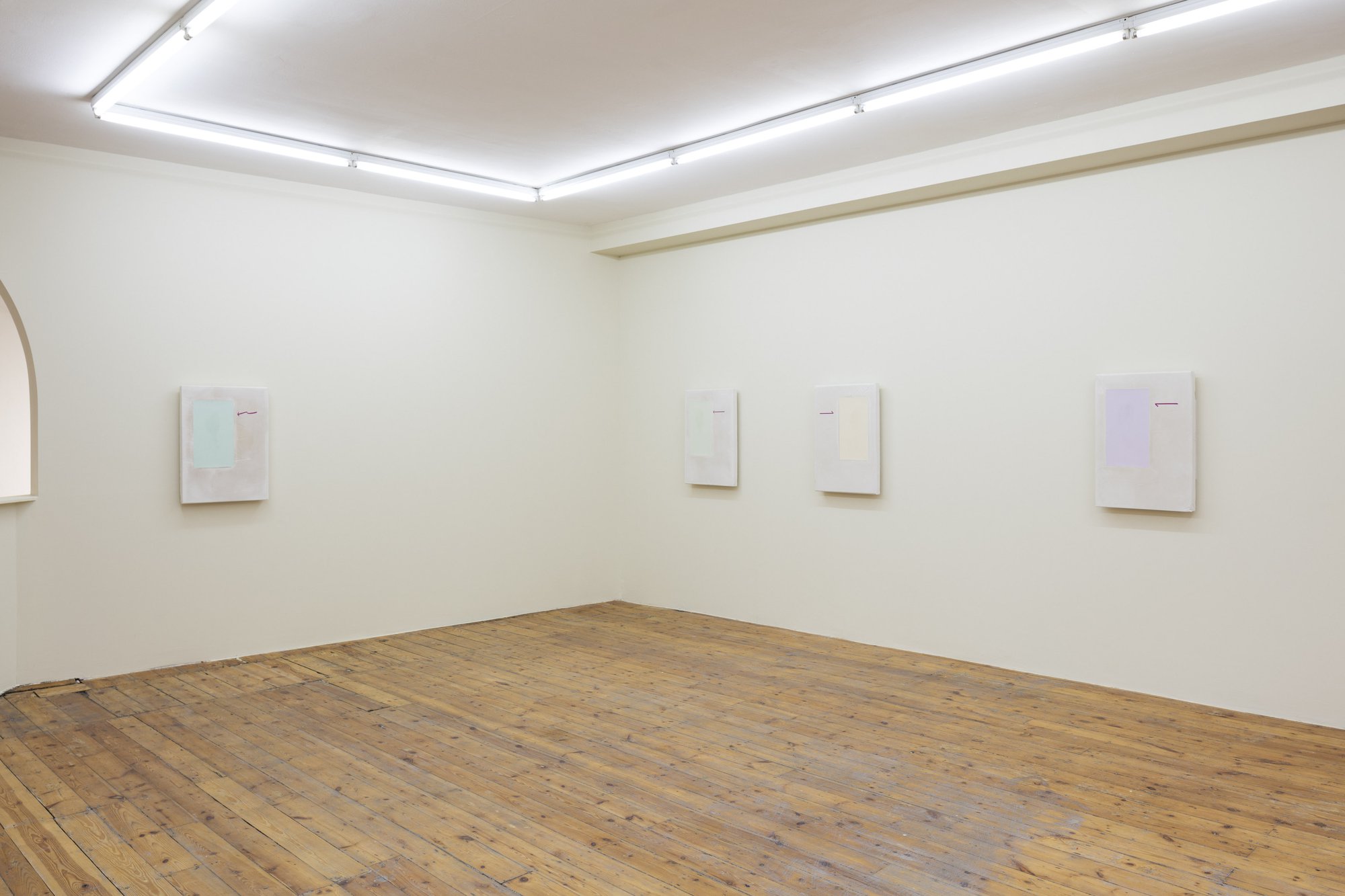 Installation view, Shahryar Nashat, Mean Dream &amp; Shoulder Regime, Rodeo, London, 2017