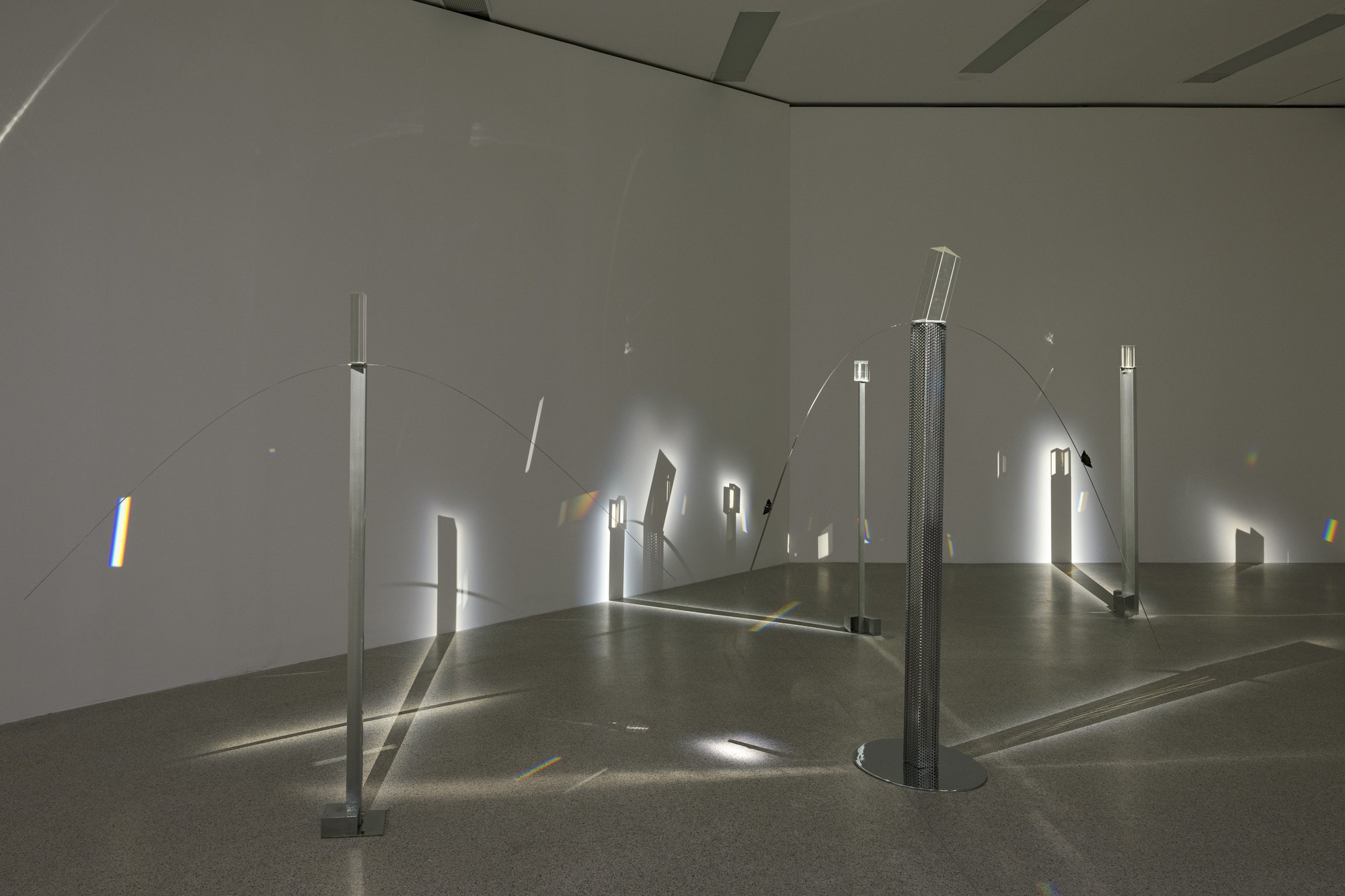 Liliane Lijn, Installation view, Arise Alive, mumok, Vienna, 2024