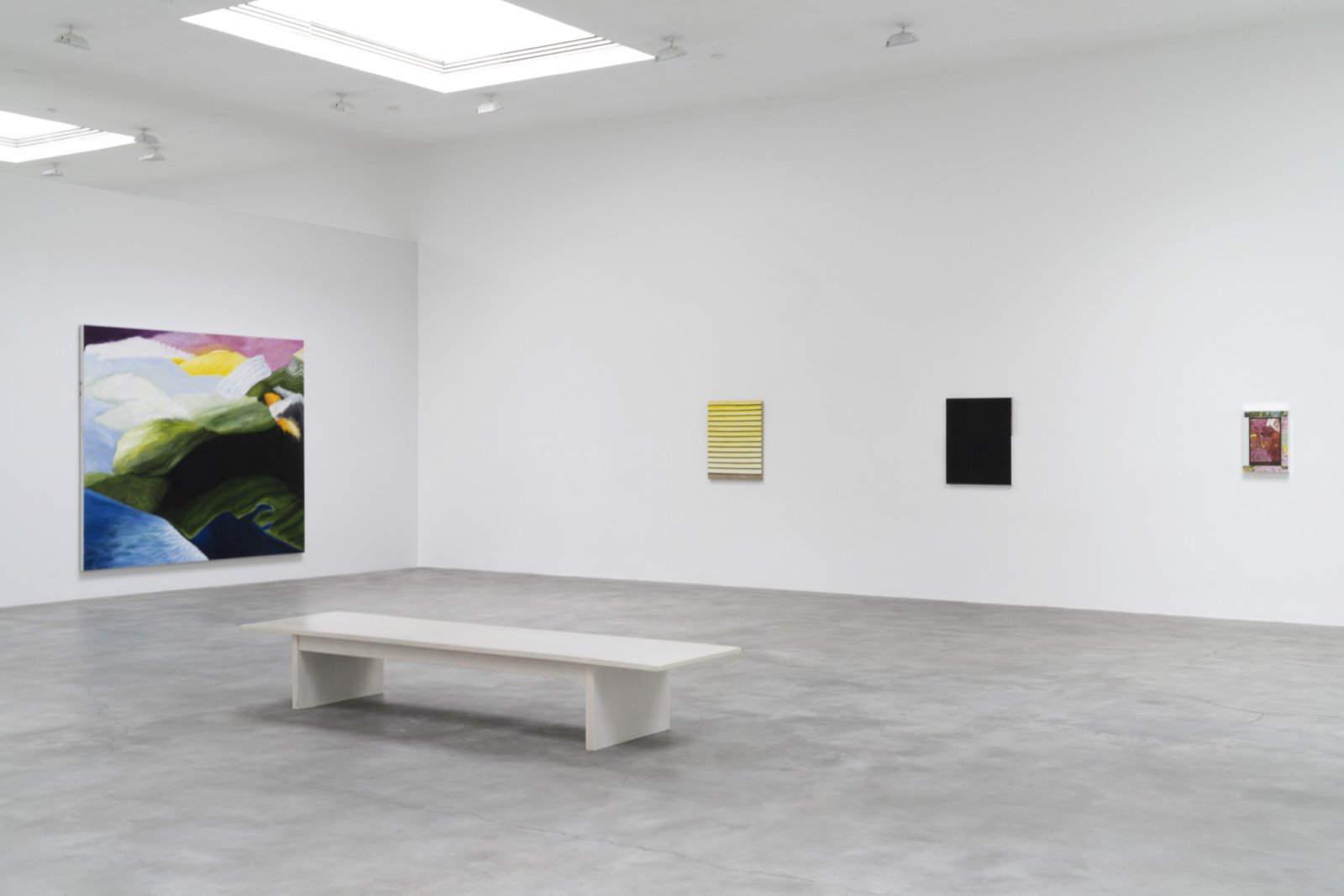Leidy Churchman, Installation view, Earth Bound, Matthew Marks Gallery, New York, 2020