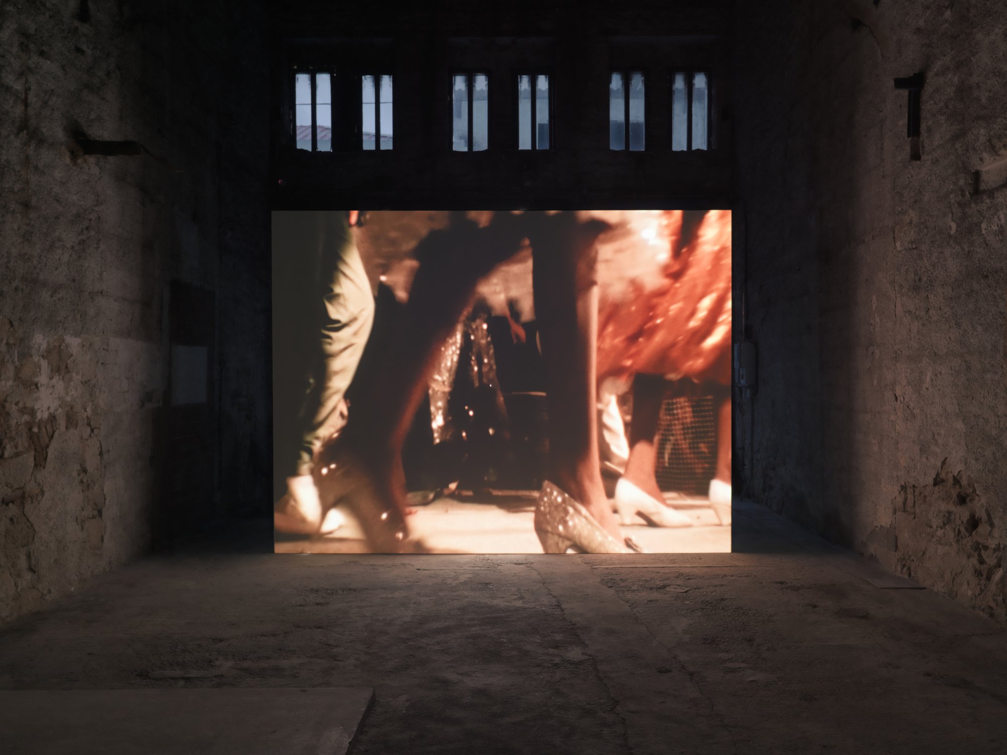 Installation view, Menelaos Karamaghiolis, Dance your way around us, Rodeo, Piraeus, 2023