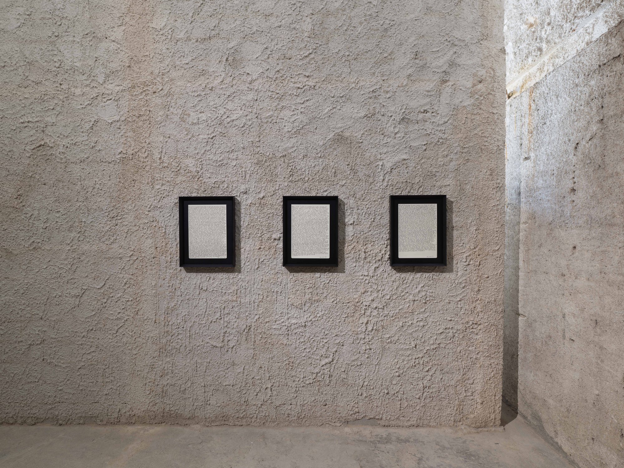 Installation view, Efthimis Filippou, Portraits, Sylvia Kouvali, Piraeus, 2026