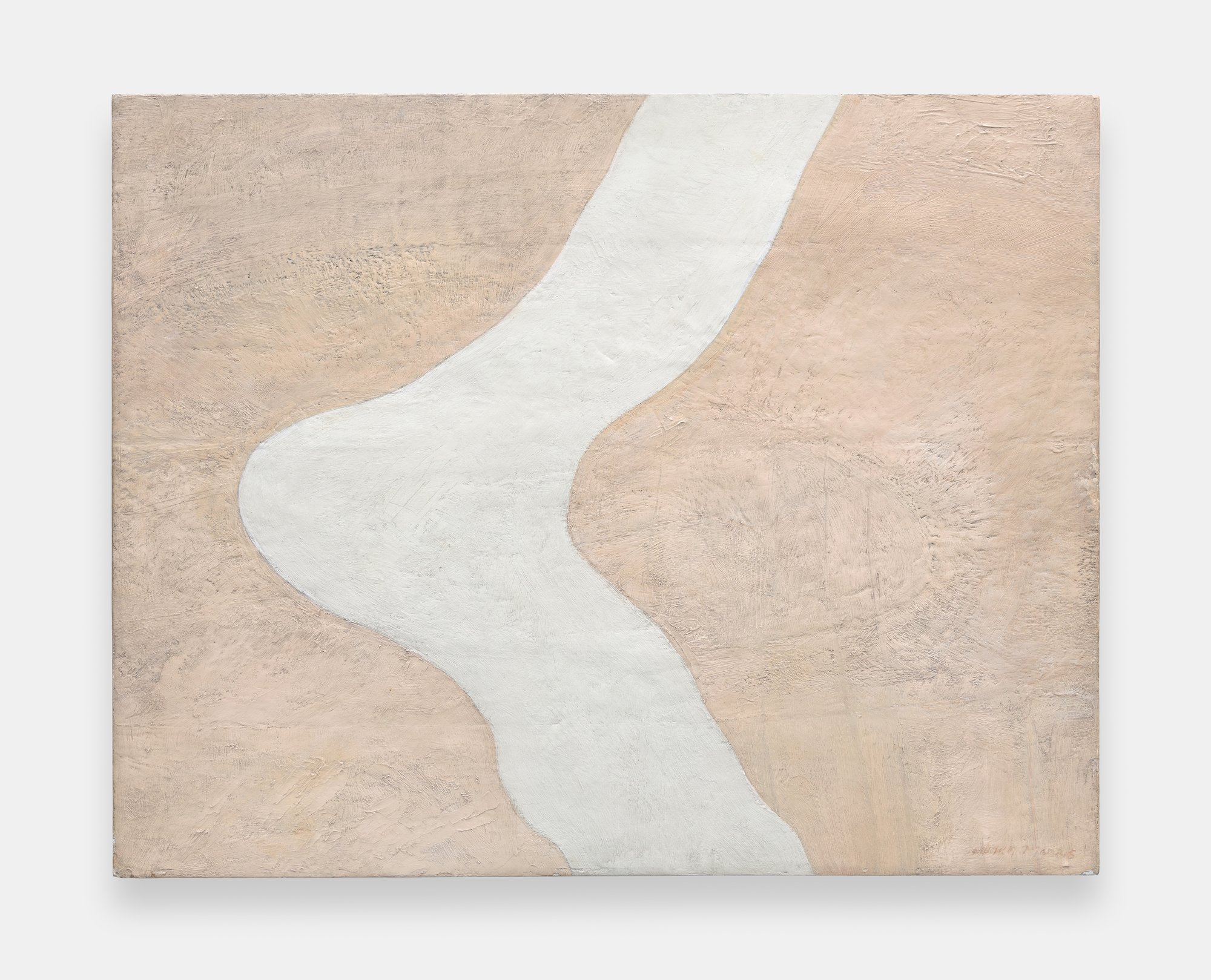 Adrian Morris, River I, 1966, Oil on board, 64 x 80 cm | 25 1/4 x 31 1/2 in