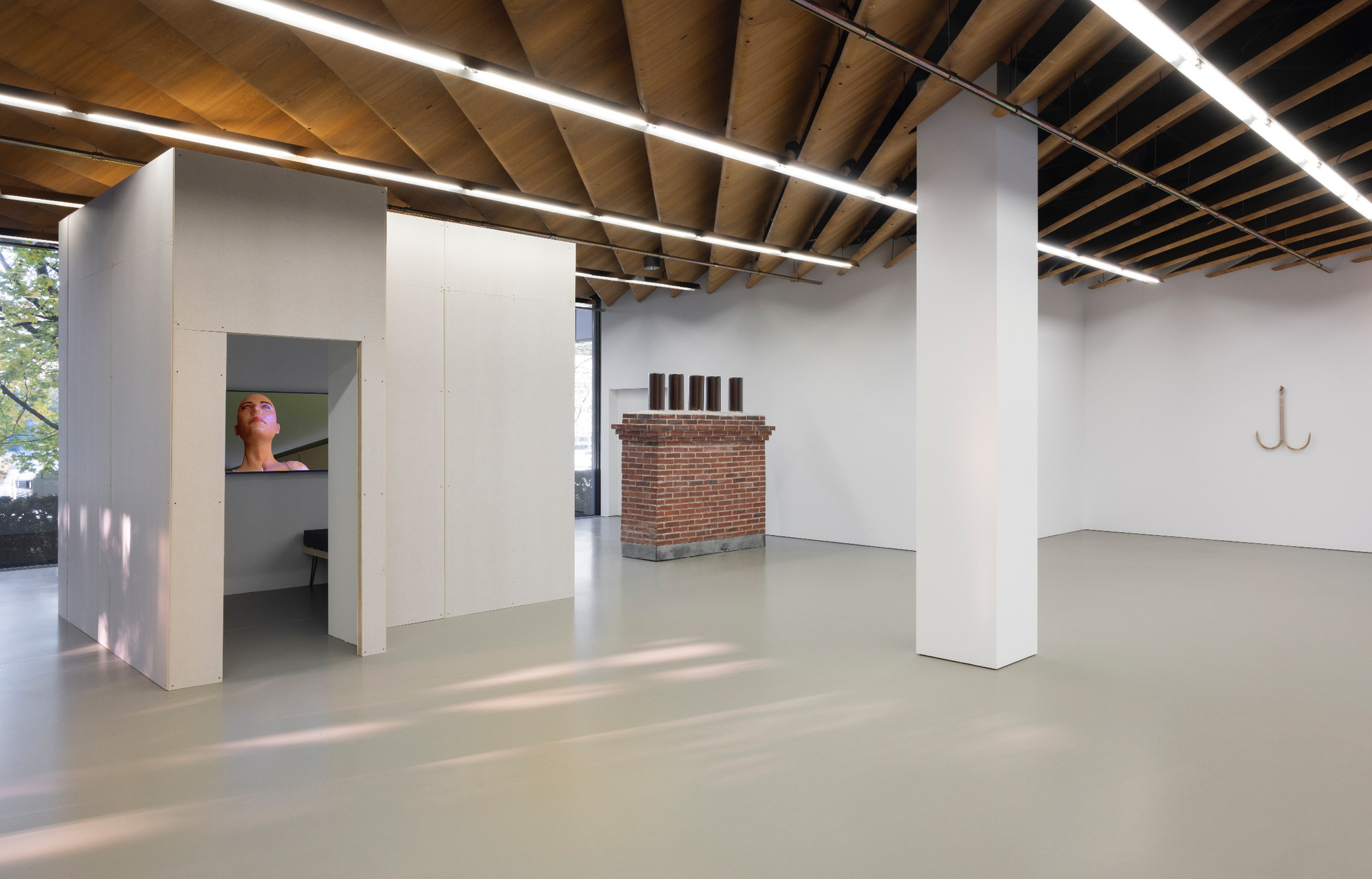 Installation View, Sidsel Meineche Hansen, HOOK NO 10. gta exhibitions, ETH Zurich, 2023