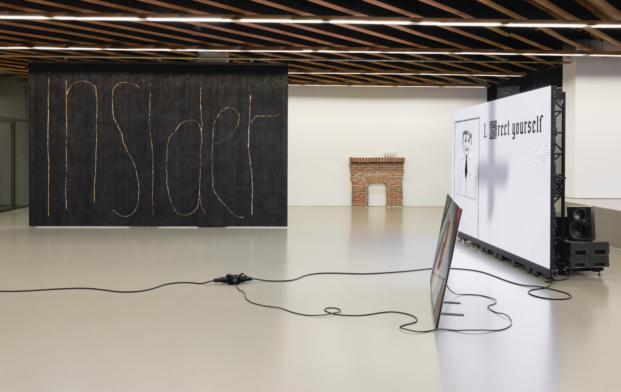 Installation View, Sidsel Meineche Hansen, HOOK NO 10. gta exhibitions, ETH Zurich, 2023