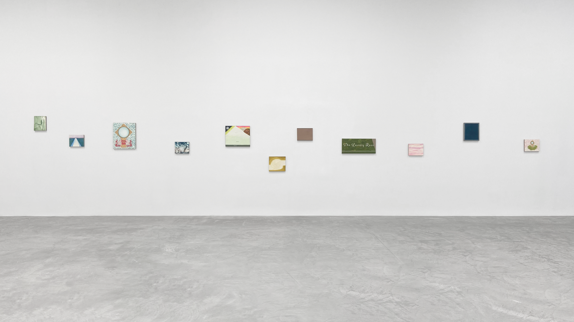 Installation view, Leidy Churchman, Heart Drop, Matthew Marks Gallery, Los Angeles
