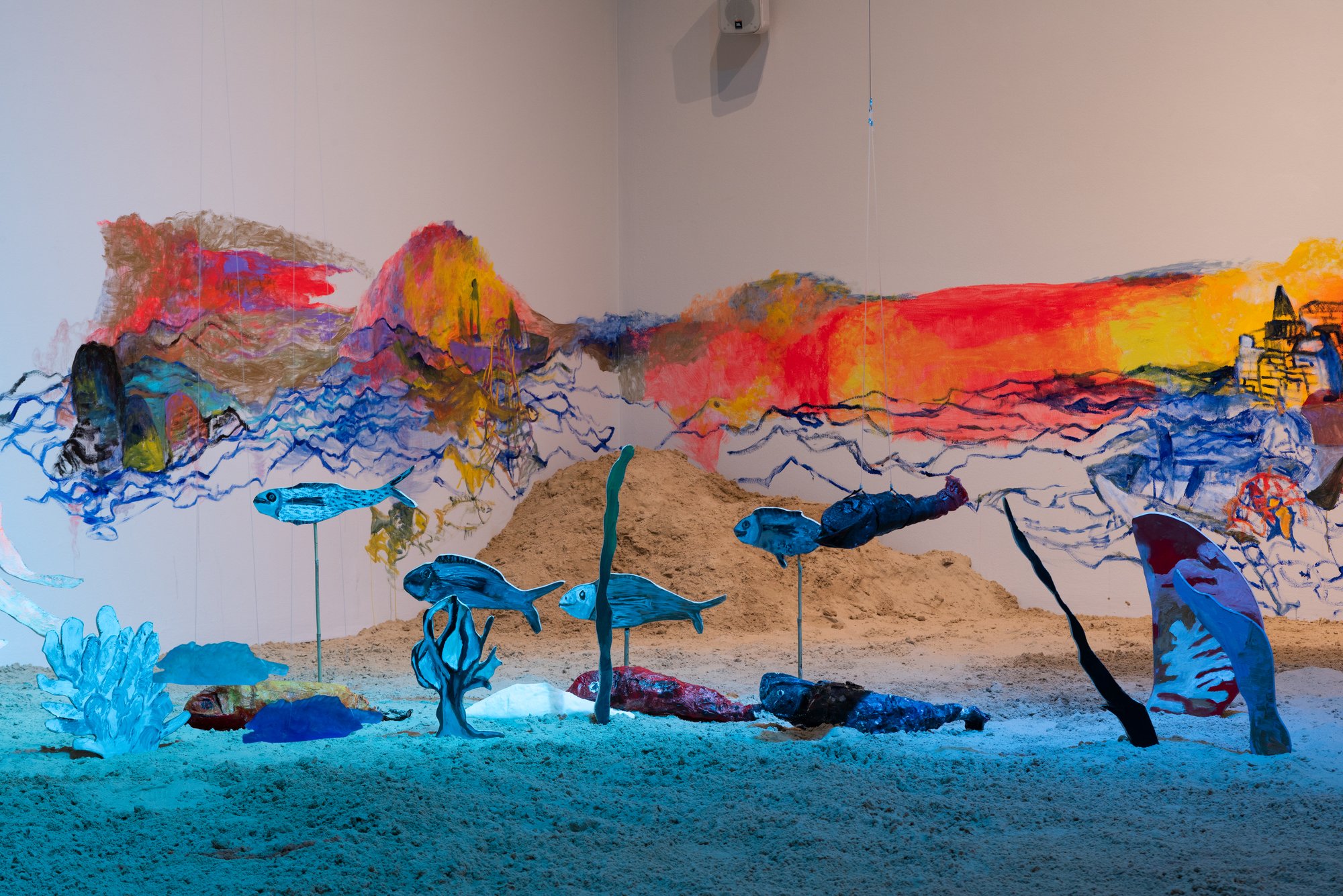 Installation view, The Sunken Boat: A glimpse into past histories, Turner Contemporary, Margate, 2025