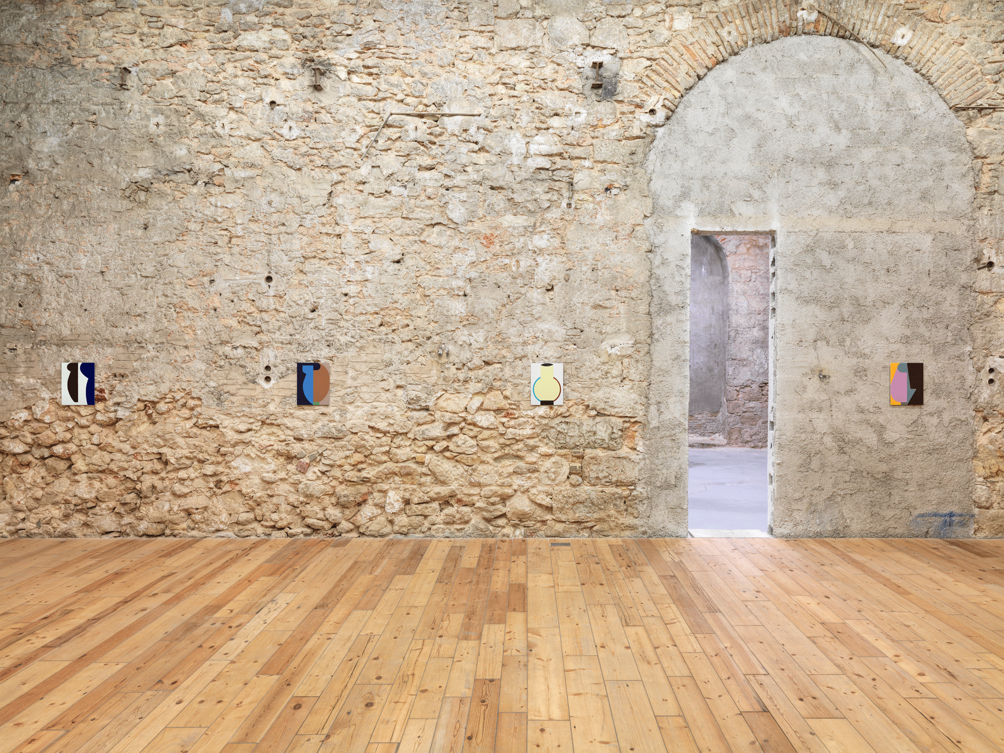 Ulrike Müller, Installation view, Beside Myself, Sylvia Kouvali, Piraeus, 2025