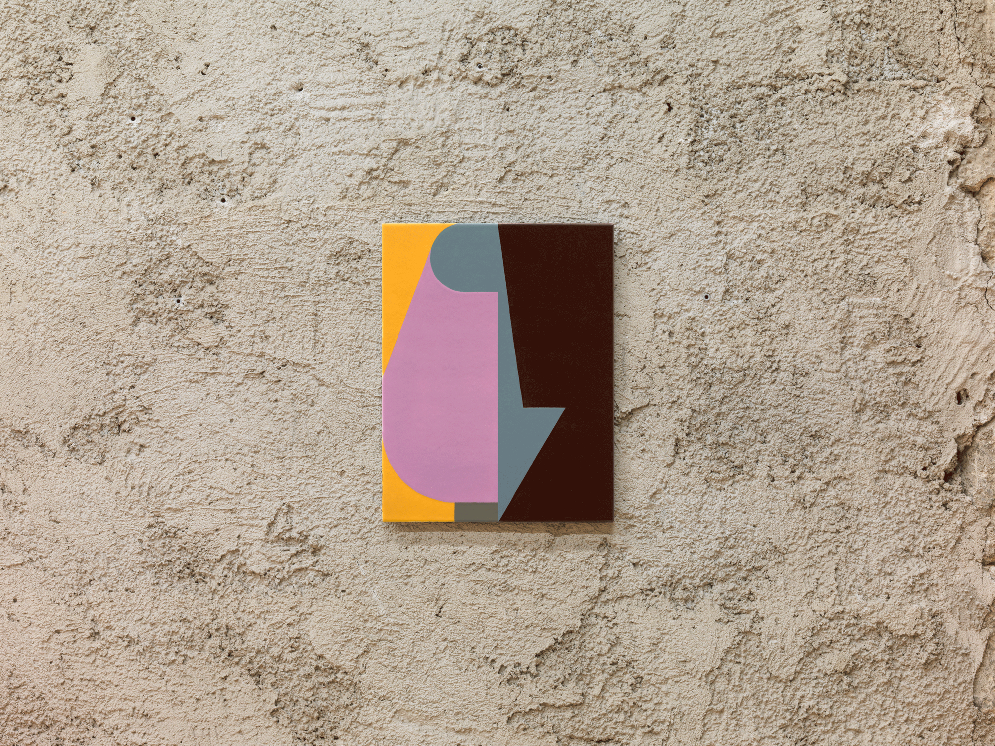 Ulrike Müller, Signs and Shields, 2024, Vitreous enamel on steel, 39.4 x 30.5 cmUlrike Müller, Installation view, Beside Myself, Sylvia Kouvali, Piraeus, 2025